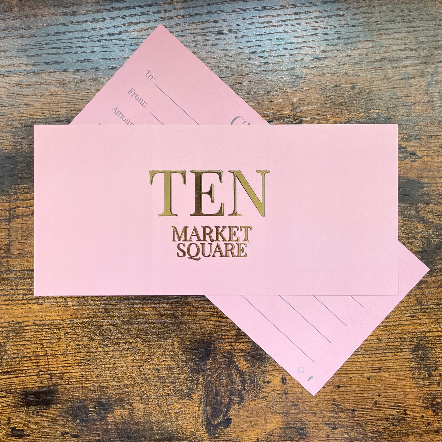 Ten Market Square Gift Voucher